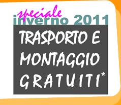 TRASPORTO E MONTAGGIO GRATUITI