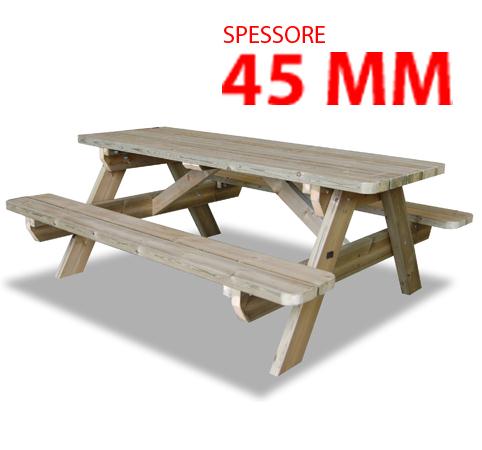 Set Pic-Nic monoblocco in legno PE0212X