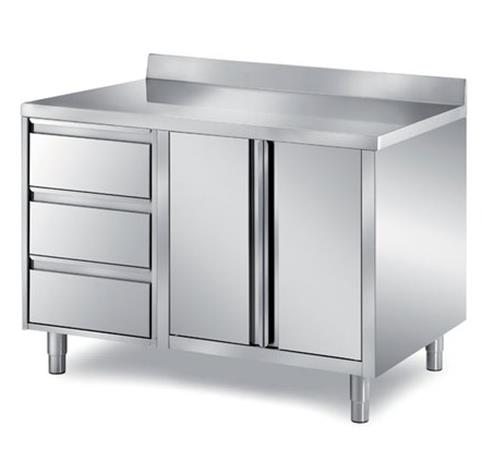 Mobile cucina in acciaio inox CU21001