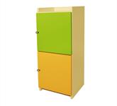 2-door wardrobe with upper compartment AR01066