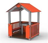 Casetta da giardino per bambini K35 - misure: 2,16 x 2,25 m incl. porta e