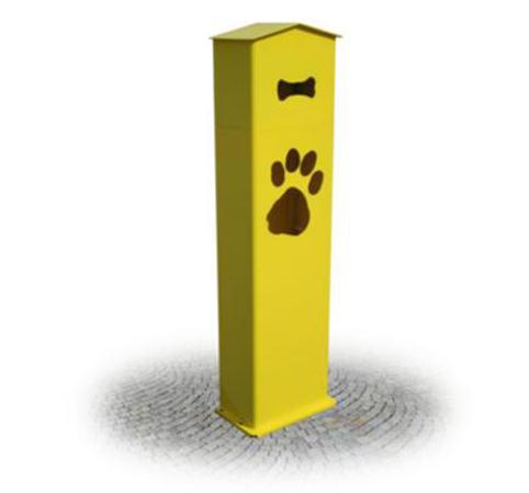 Cestino con dispenser per cani