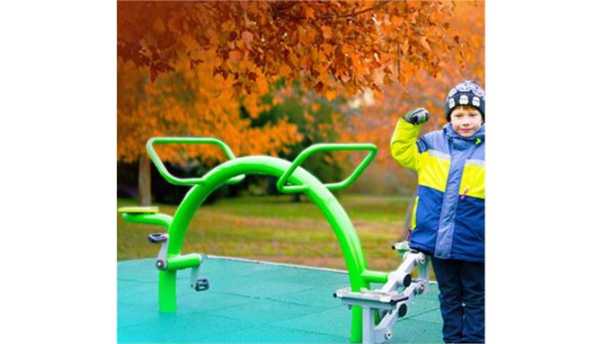 Palestra all'aperto. Le migliori strutture per bambini