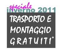 TRASPORTO E MONTAGGIO GRATUITI